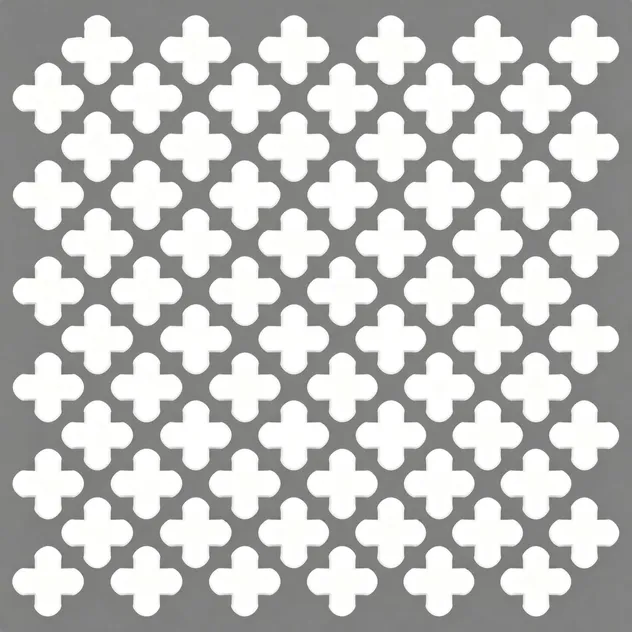 Perforated mesh sample