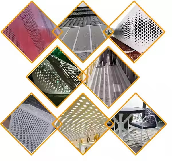Professional Customized Perforated Stainless Steel Plate Sheets with Bending Service AiSi Standard Industrial Punching Metal