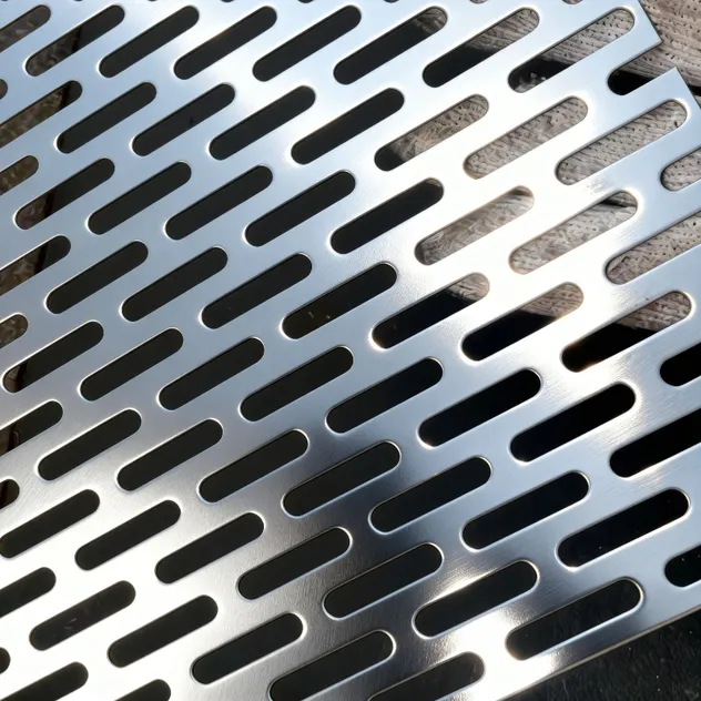 Perforated mesh sample