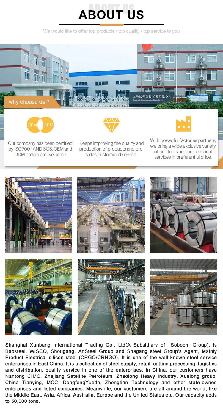 Non-Oriented Electrical Steel Silicon Steel Sheet for Electric Motor