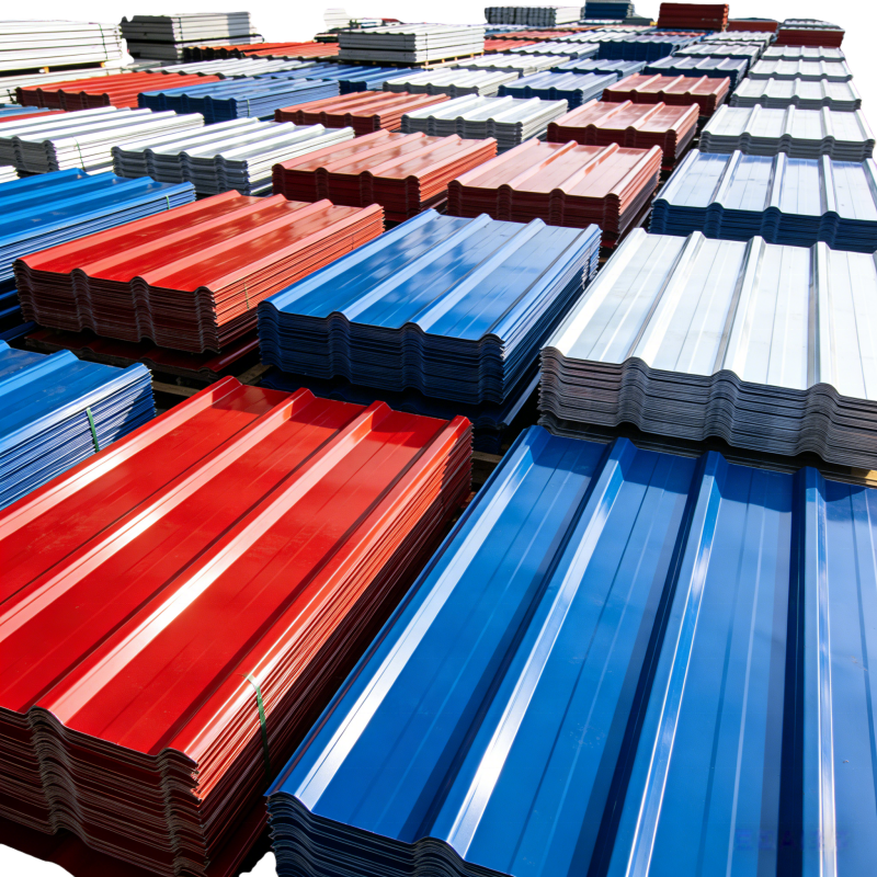 Industrial Grade Galvanized Sheets Roofing Sheet Source Manufacturer Color Coated Corrugated Steel Panel