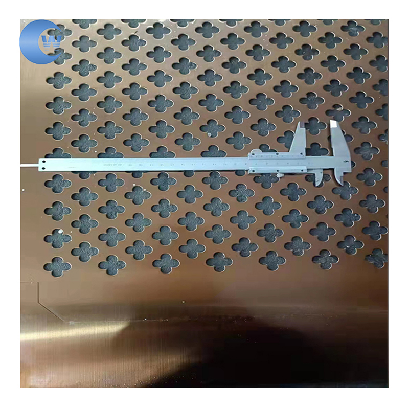 Galvanized, Stainless Steel, Aluminum, Copper, Round, Square, Slotted, Hexagonal Hole Decorative Perforated Stamping Metal Sheet Mesh Screen Panel for Building