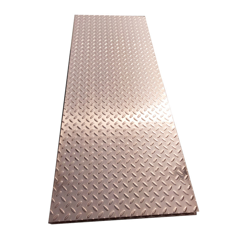 Hot Rolled 304 Stainless Steel Checkered Plate Tear Drop Pattern ASTM Standard Steel Sheet for Cutting