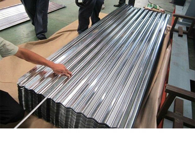 High Quality Size Thickness Custom 0.26mm CGI Corrugated Galvanized Iron Steel Sheet for Metal Roofing Tile Price