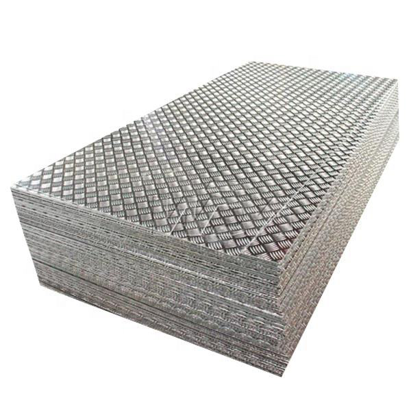 4X8 Aluminum Checkered Sheet 1100 3003 5083 6061 Embossed Aluminium Plate Sheet For Car