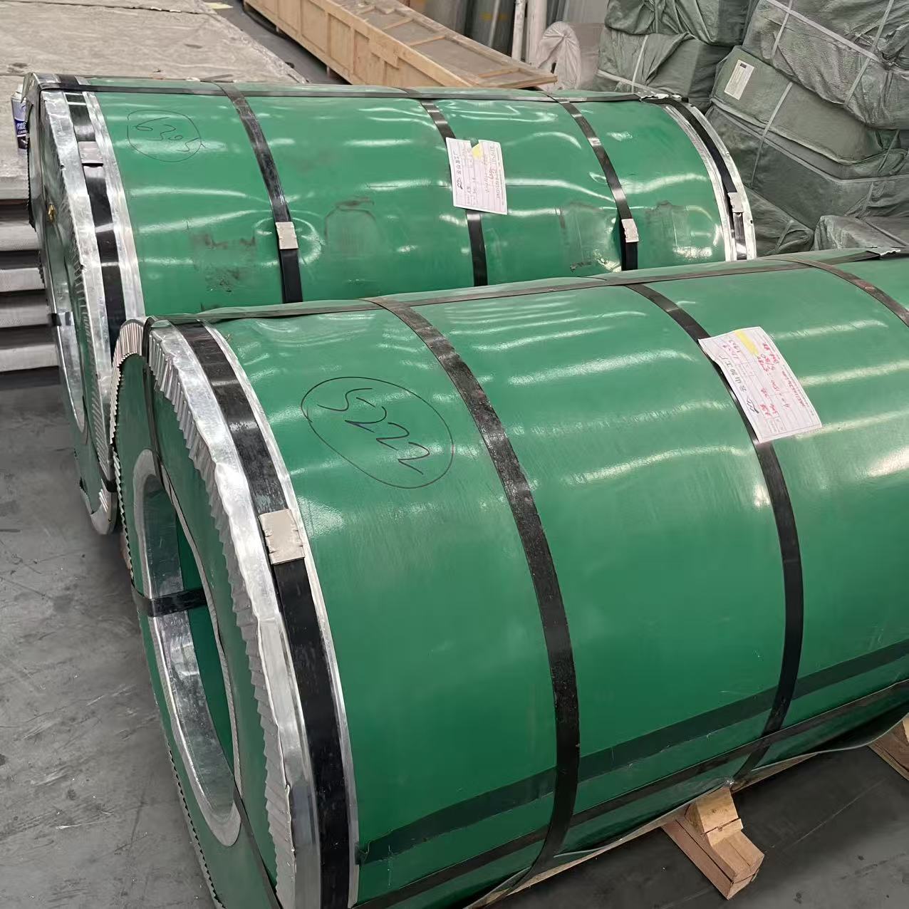 Sino Steel Prepainted Steel Coil Color Coated Galvanized Roll Steel Coil Metal Roofing Sheets Building Materials