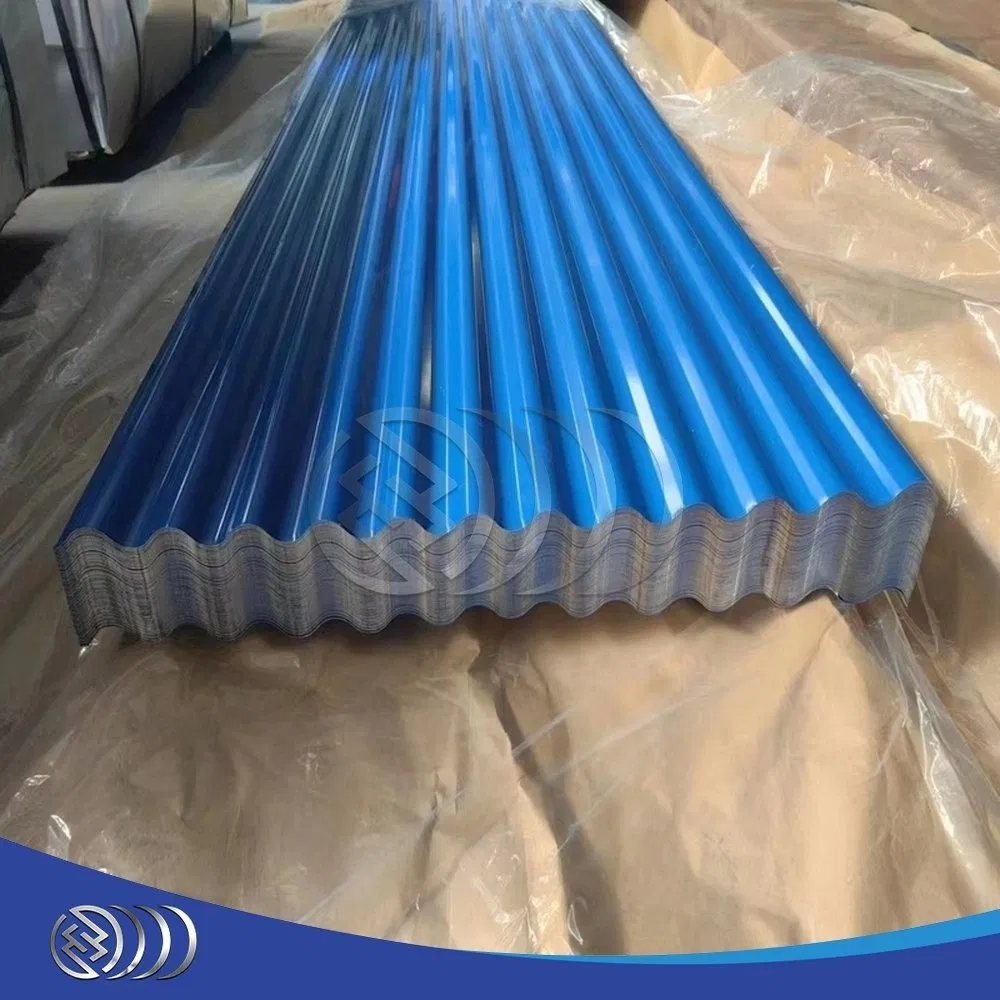 Color Coated Steel Sheet Ibr Profile Side Cladding Roofing Structures 686mm PPGI Material Sheet