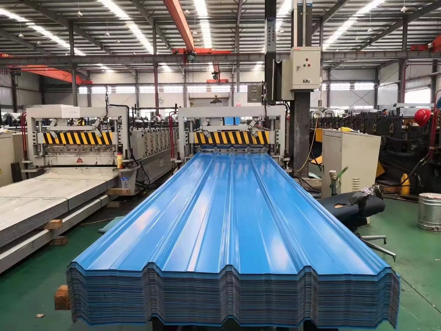 Prepainted Galvanized Corrugated Steel Sheet 0.45x1000mm, Color Coated GI Roofing Sheet For Building Construction, ASTM Standard