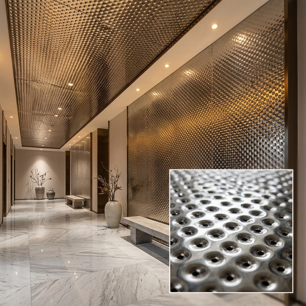 New Design 304 316L Decorative Wall Panel Water Ripple Mirror Stainless Steel Corrugated Sheets
