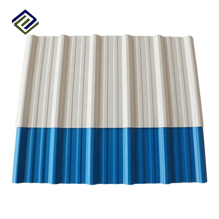 Synthetic Resin Corrugated Roofing Sheets Trapezoidal Design ASA UV-resistant Durable Waterproof Industrial Roofing Panels