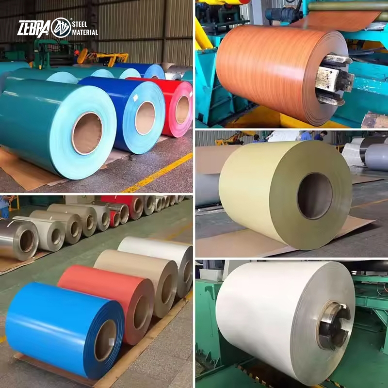DX51D Color Coated PPGI Prepainted Cold Rolled Coil Color Coated Galvanized Steel Iron Sheet Plate Coil Roll