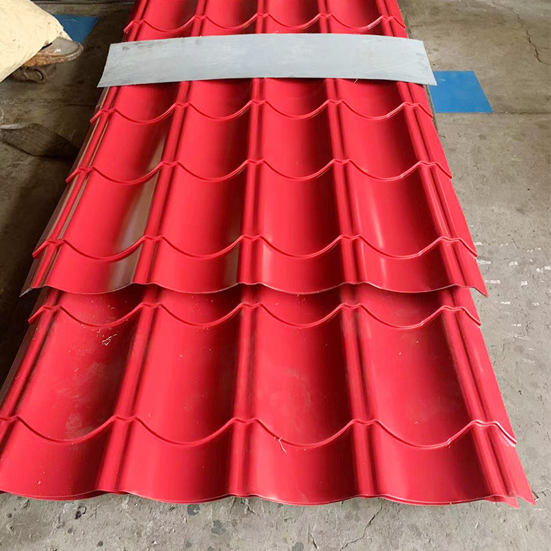 Ppgi Roof Flat Sheet Colour Tile Roofing Curved Corrugated Sheets, Iron Metal Steel Corrugated Sheet
