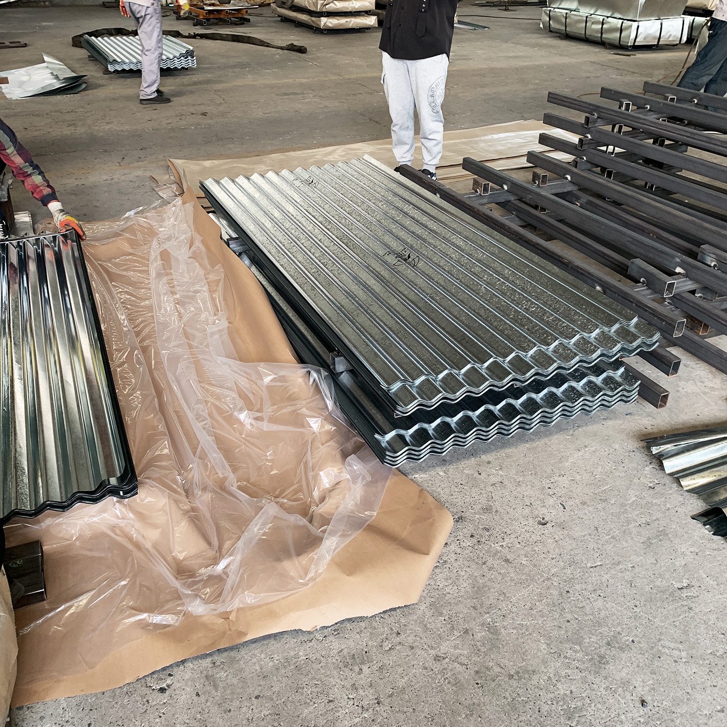 0.4mm Galvanized Corrugated Sheet Corrugated Steel Sheet Metal Roofing Sheets