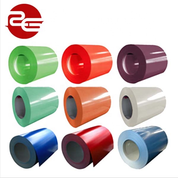 Rogo Industrial Shanghai Co Ltd steel roll sheet Customized PPGI prepainted galvanized steel coil Coated Steel Coil Ral Color available for shantui spare parts