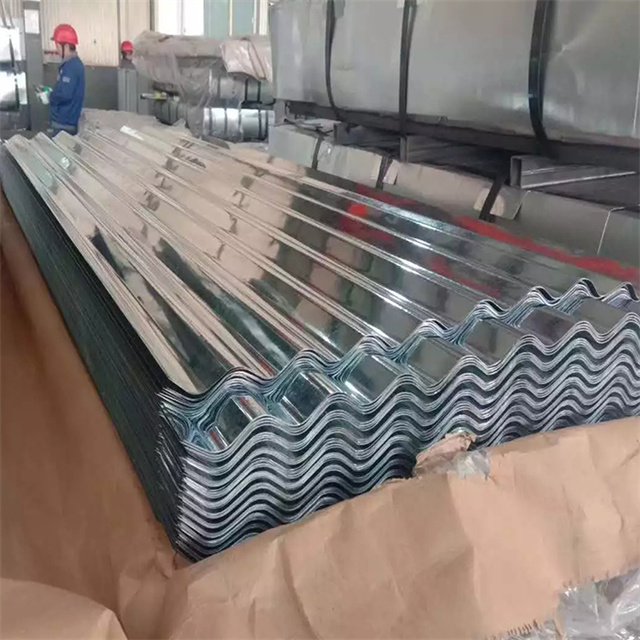 High Quality 0.14 0.16 0.2 0.22mm Calamine Galvanized Corrugated Steel Roofing Sheet