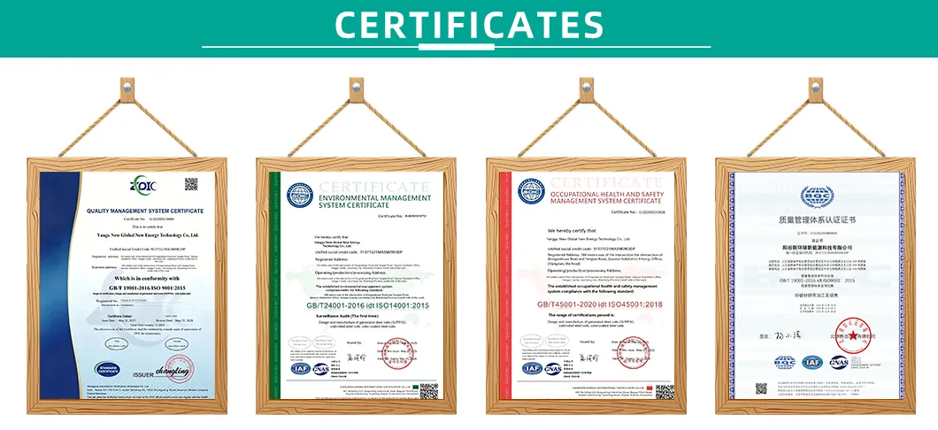 Quality Standard Certifications Certificate