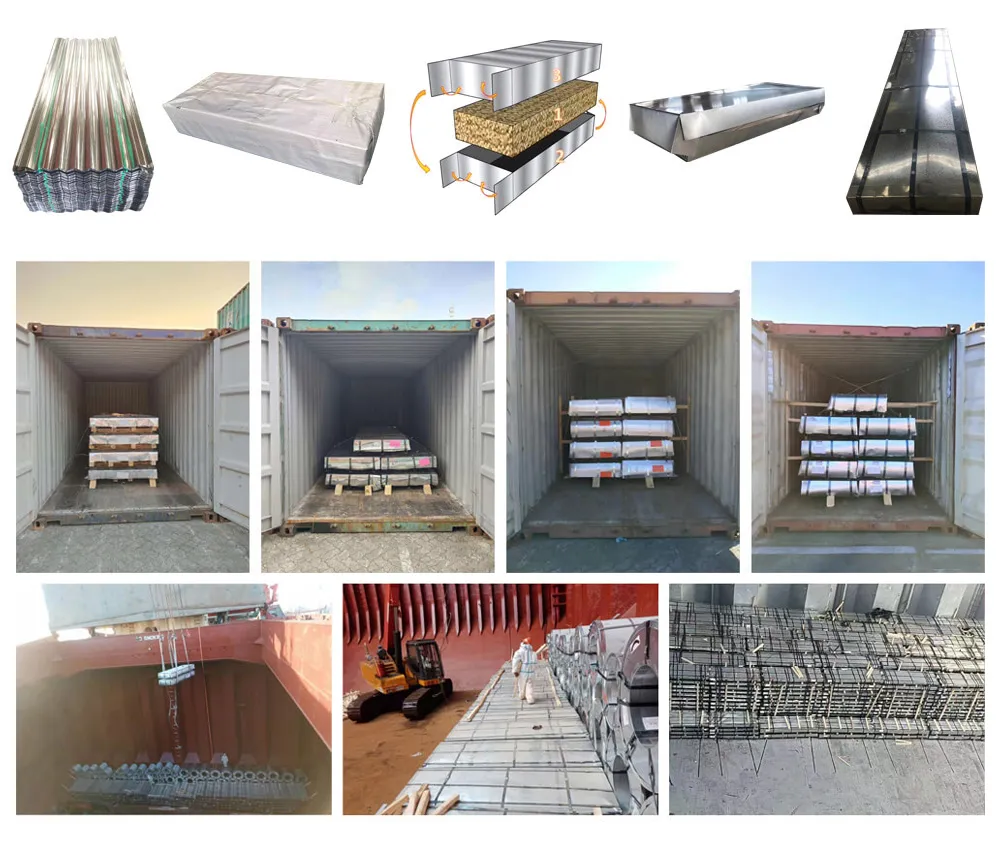 Wave T Shape Color Coated PPGI Prepainted Galvanized Corrugated Steel Roofing Sheets