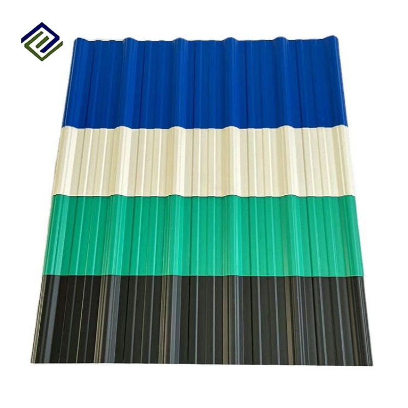 High Strength Cost Effective 4 Layer ASA Coated PVC Corrugated Roof Sheets UV Protected Modern Workshop &amp; Warehouse Application
