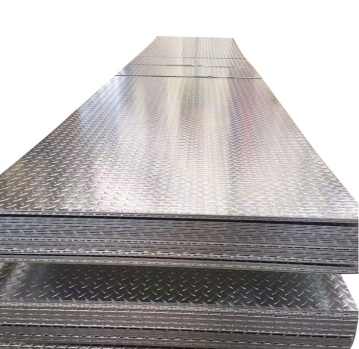 SS400 1.5-100mm Mild Steel Chequered Plate MS Checker Plate Checkered Steel Plate
