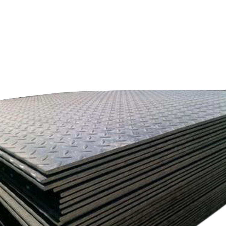 Black Mild Steel Checkered Plate 14 Gauge Carbon Metal Sheets 4x8 ASTM A36 A283 GR.C A572 Ss400 Iron Plate Diamond Sheet
