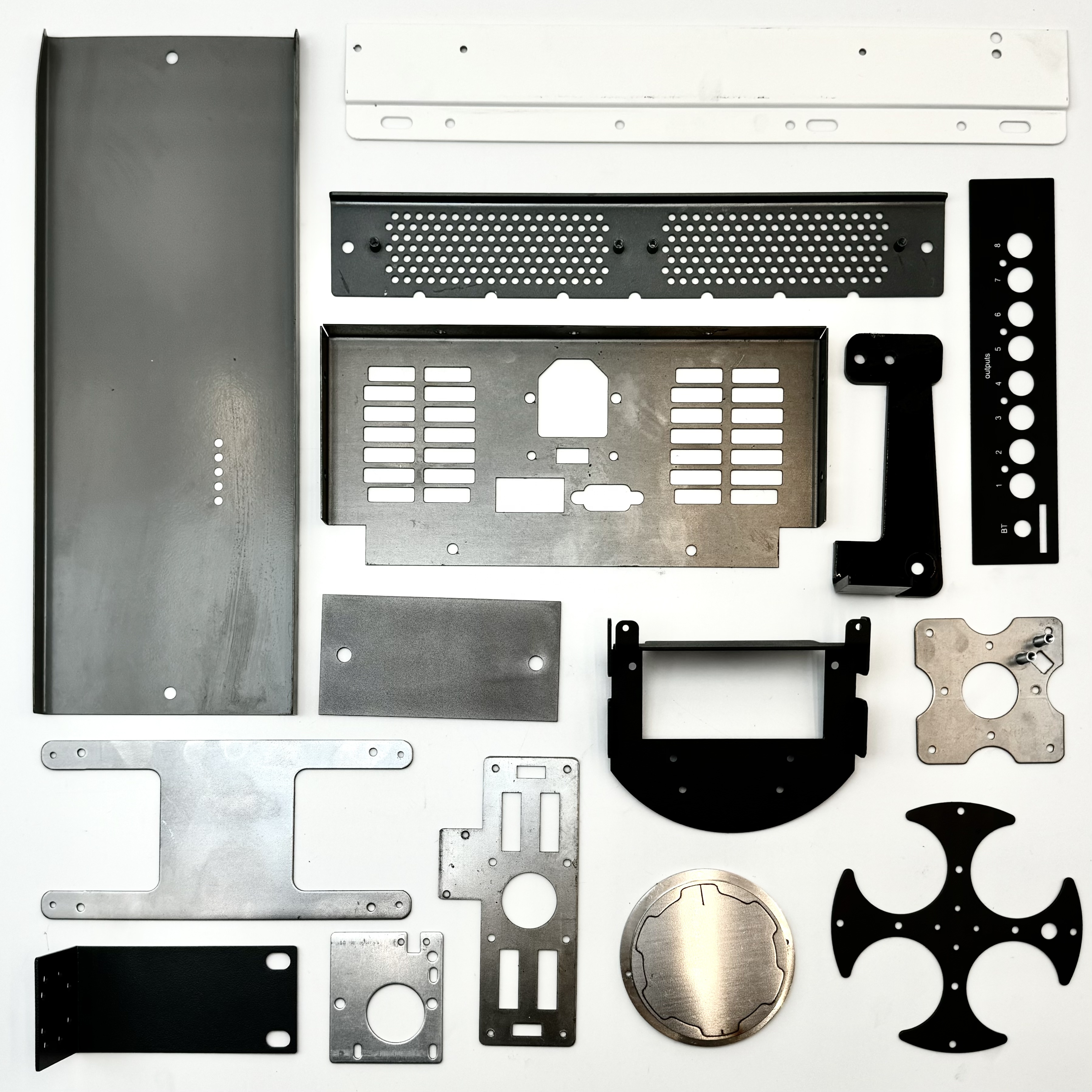 Factory Custom Sheet Metal Fabrication Service Aluminium Iron Laser Cutting Bending Welding Metal Stamping Precision Metal Parts