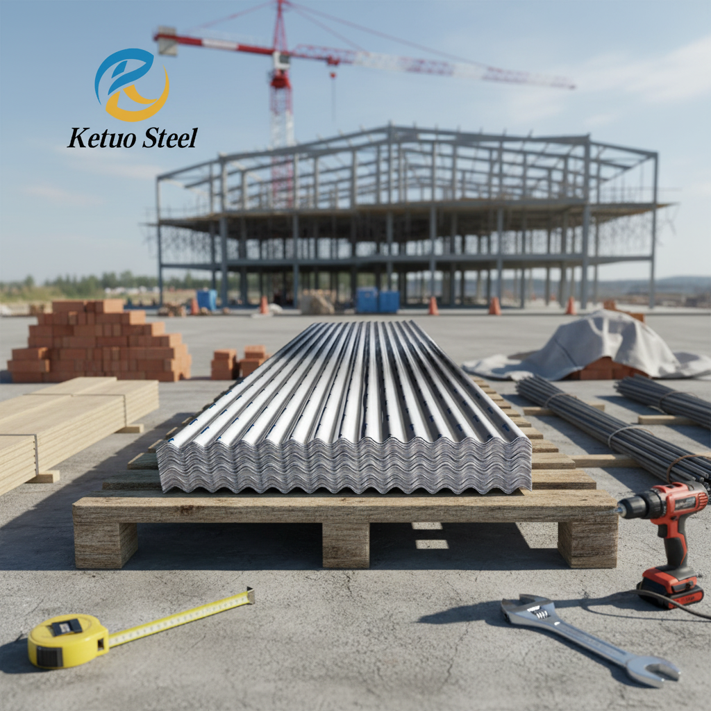 Factory Price 1mm 3mm 5mm 6mm DX51D Q235 Q355 Q195 Hot Dipped Zinc Steel Plate Galvanized Corrugated Steel Sheets