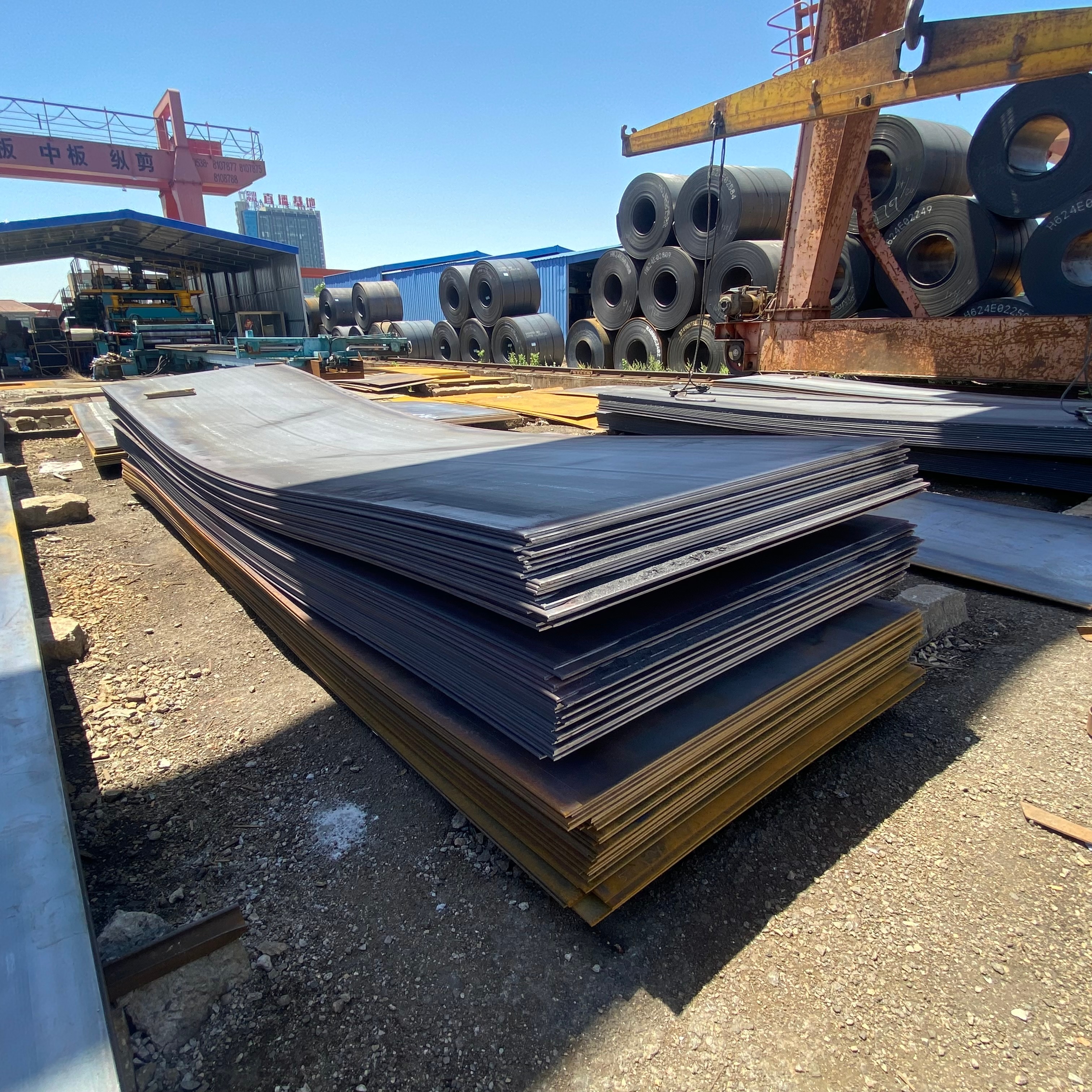 High Strength Astm A36 Q195 Q215 Q235 Q255 Q275 Q355B Q345 S235jr A53 20# 45# 8mm Hot Rolled Ms Carbon Steel Sheet Plate Price