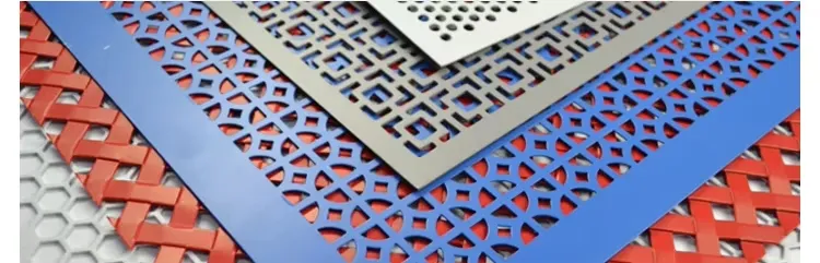 Galvanized Aluminum Hexagon Hole Shape Stainless Steel Perforated Metal Sheet