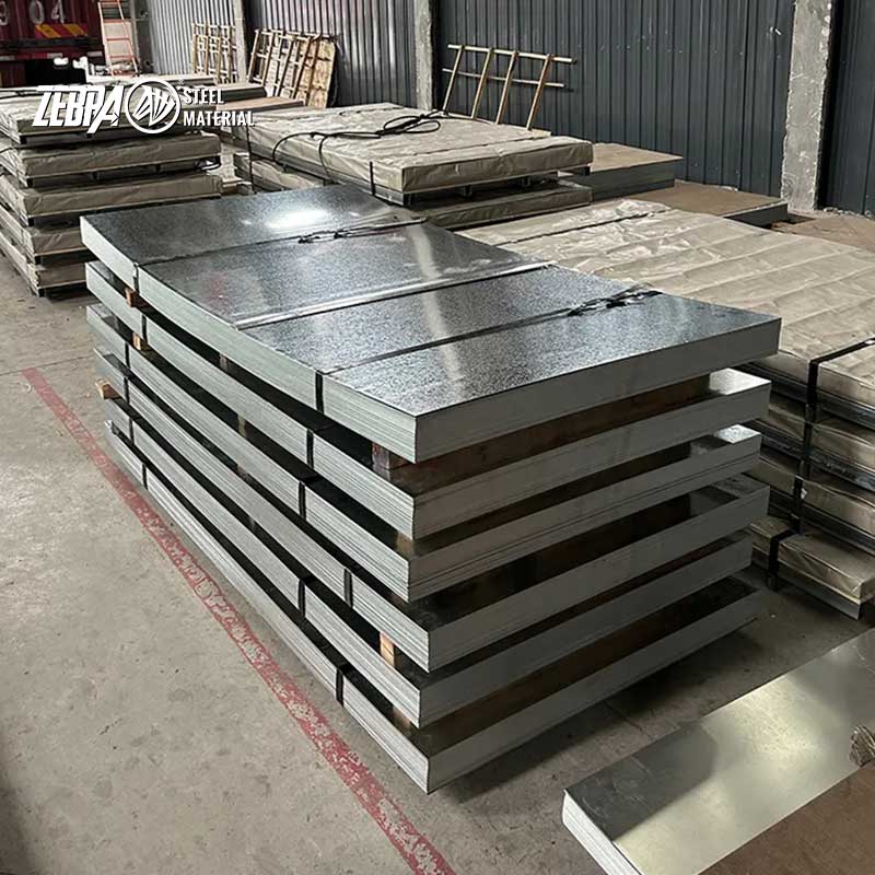 Metal Zinc Galvanized Roofing Steel Sheet Plate 1mm 2mm 3mm Hot Dipped Galvanized Steel Sheet Dx51d Galvanized Steel Sheet