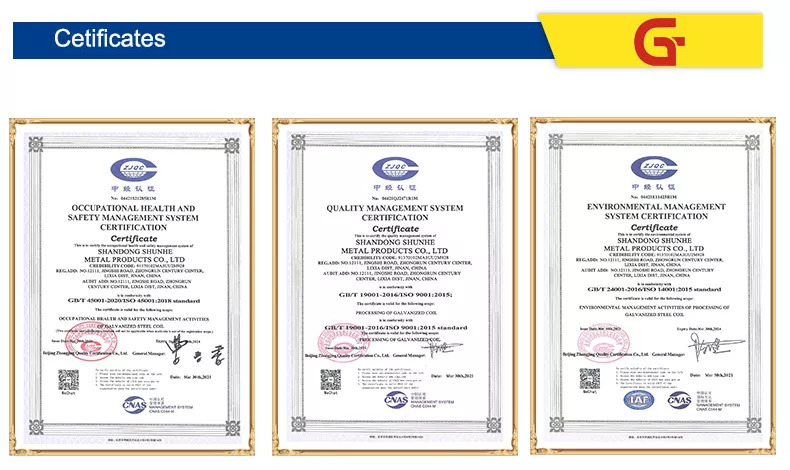 Quality Certifications