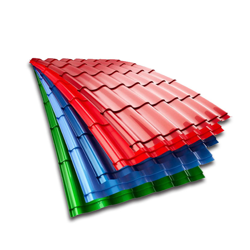 Z275 PPGL Dx51d Dx52D Zinc Color Coated Roof Galvalume Galvanized Iron PE PVDF HDP PPGI Prepainted Corrugated Steel Ibr Metal Roofing Sheet