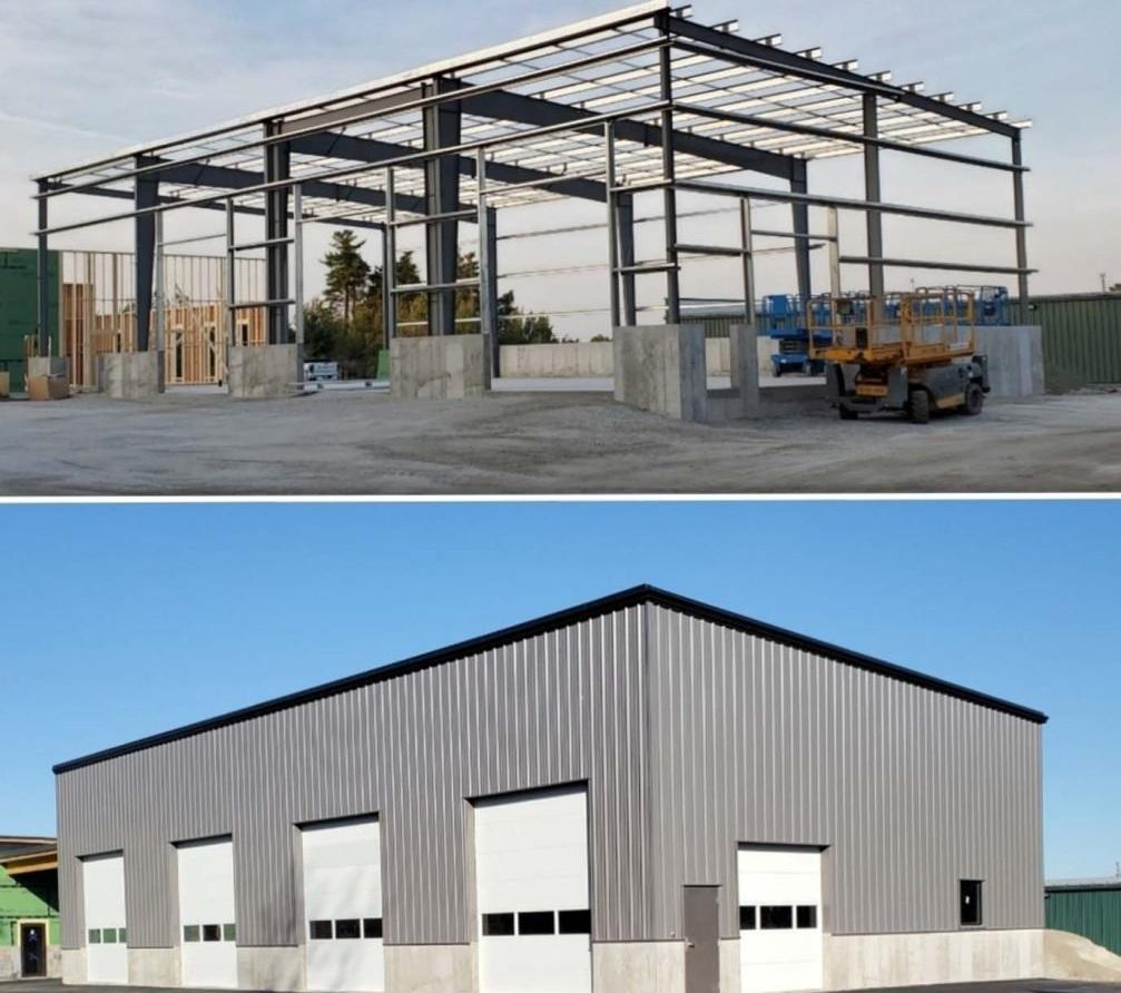 Steel Structure Building Metal Structure Factory Workshop Prefabricated Sandwich Panel Fabrication Structural Steel