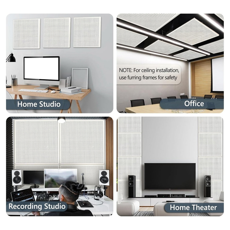 High Strength and Lightweight Perforated Alumium Steel Sheet for Noise Reduction