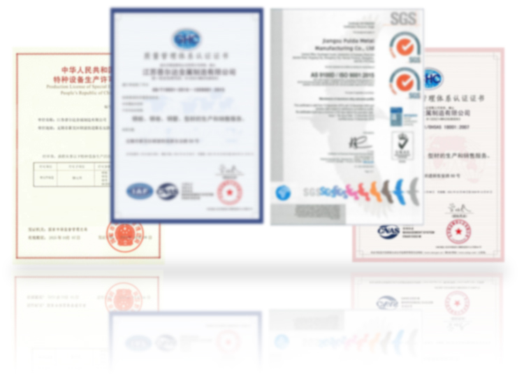 Official Quality Certificates
