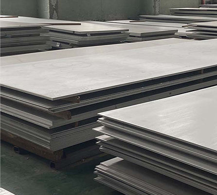 Diverse Steel Plate Stockpile