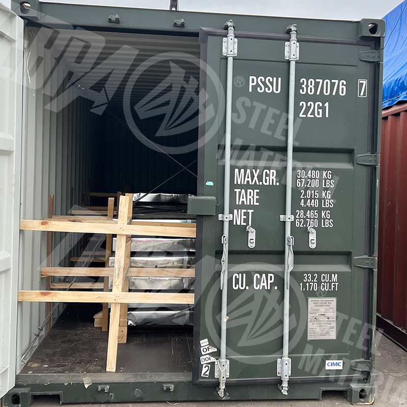 Steel Sheet Shipping Preparation