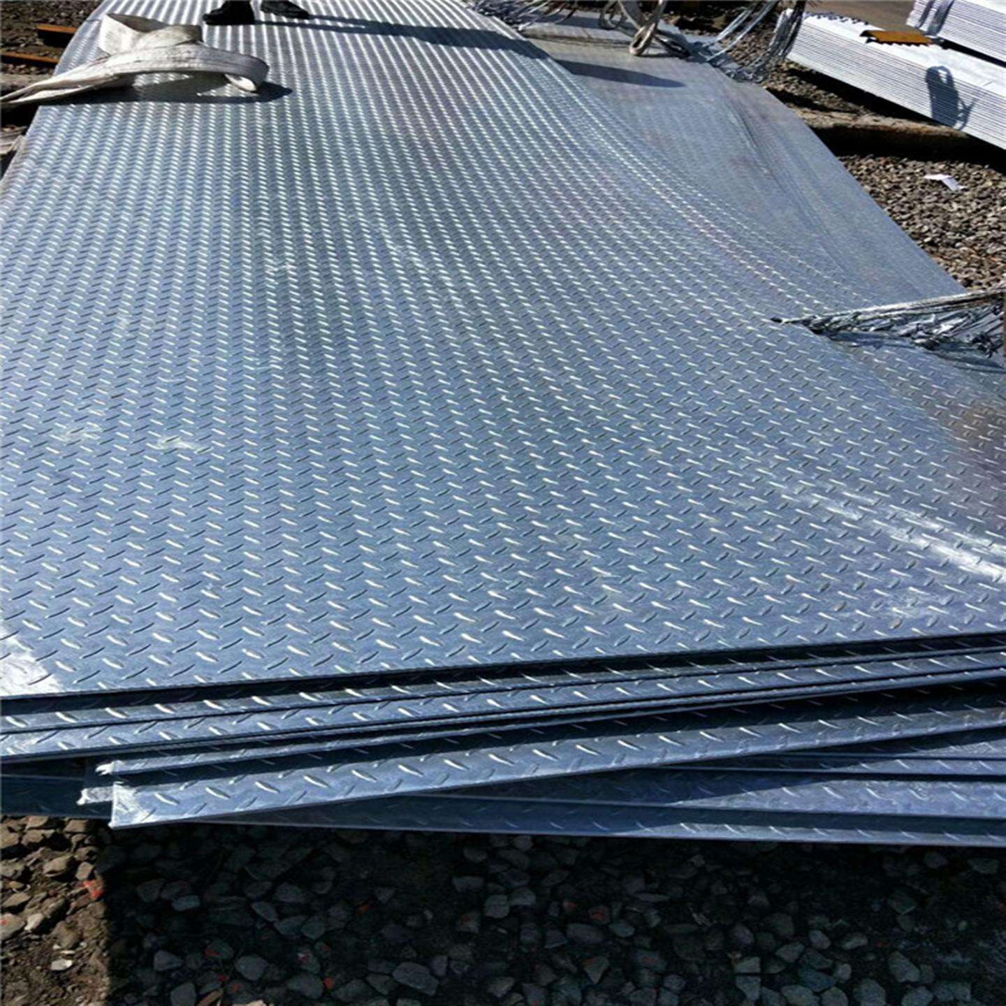 High Quality Checked Steel Coils Plates Steel Sheet Metal Galvanized Steel Plates