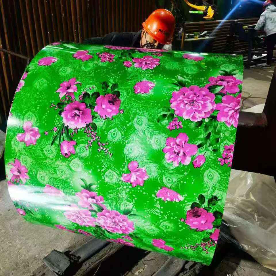 3D Pattern Flower Design PPGI PPGL Printed Galvanized Roofing Coil Sheet Manufacturer In China