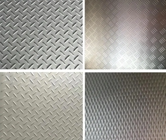 SS400 1.5-100mm Mild Steel Chequered Plate MS Checker Plate Checkered Steel Plate
