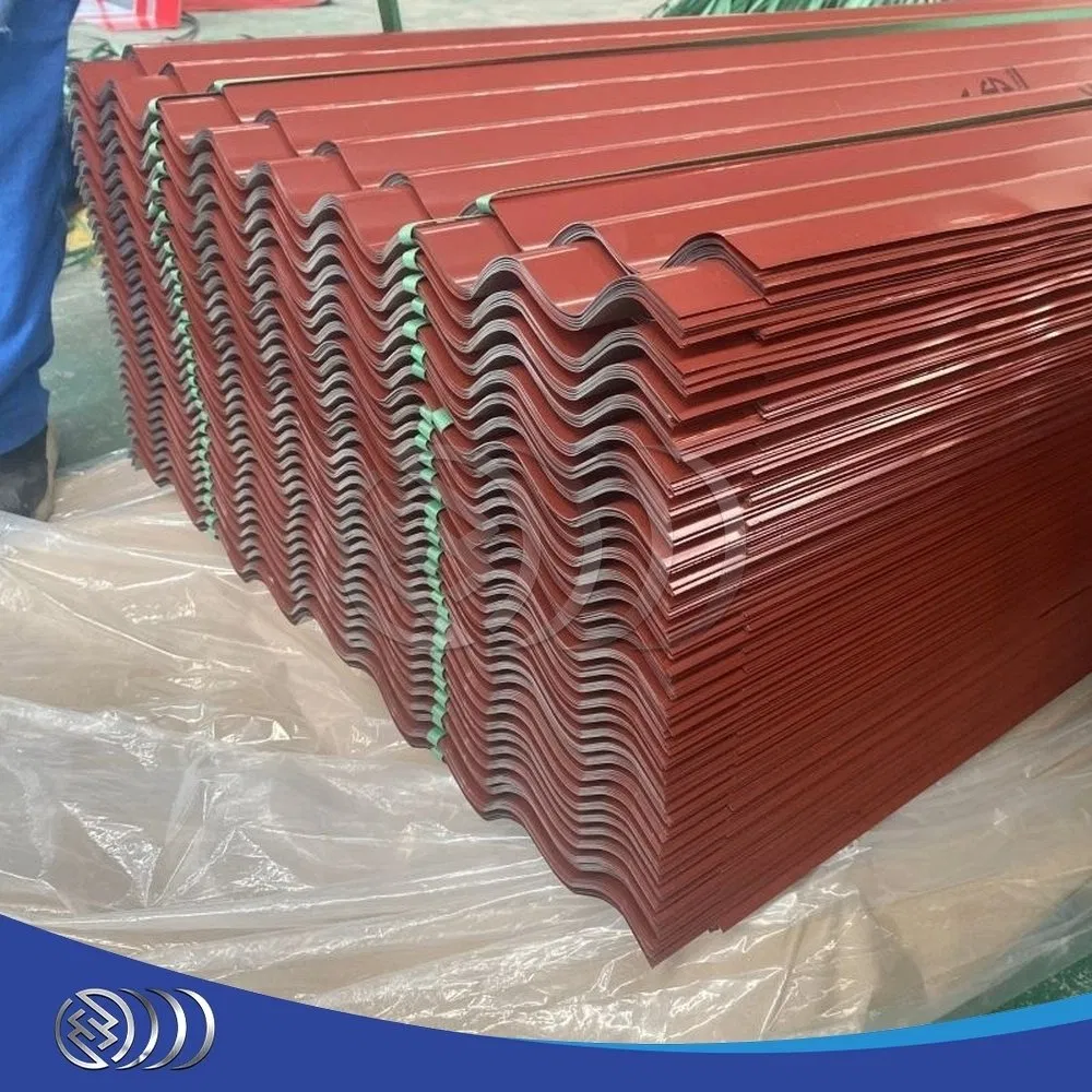 Color Coated Steel Sheet Ibr Profile Side Cladding Roofing Structures 686mm PPGI Material Sheet
