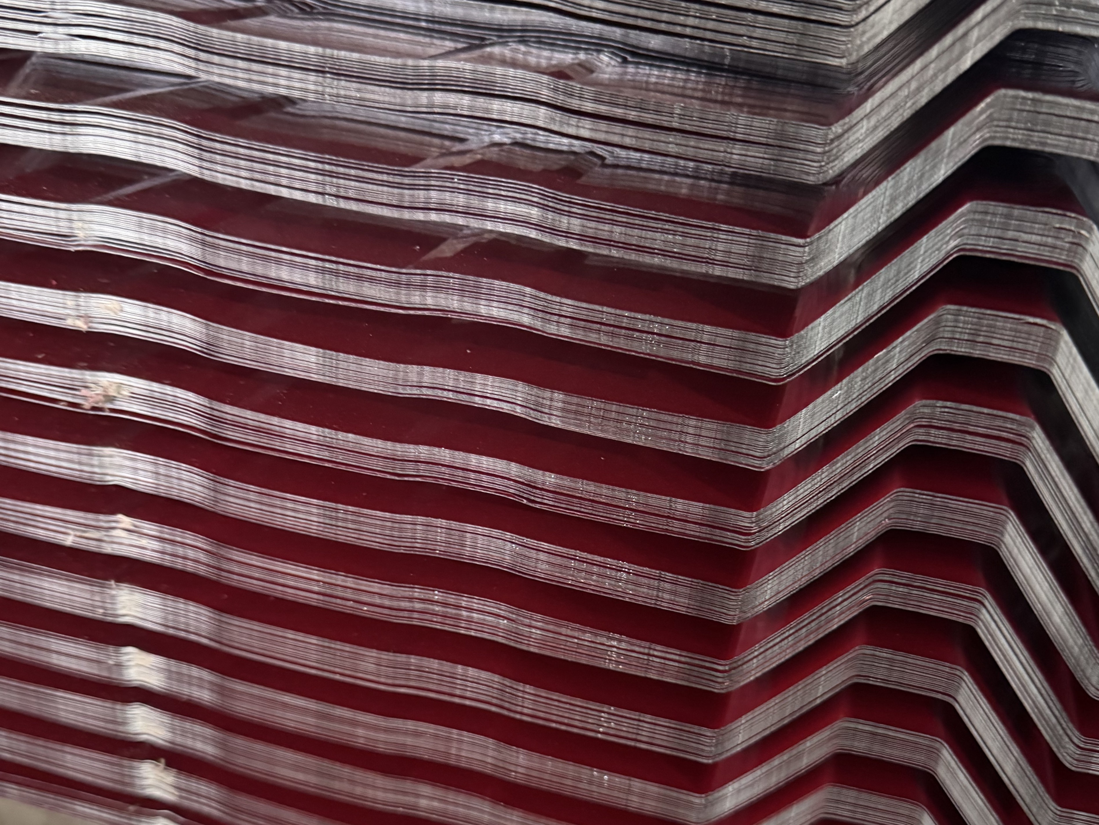 Hot Dipped Prepainted Corrugated Sheet Metal Color Coated Roofing Sheet With Bending Cutting Welding Services BIS Certified