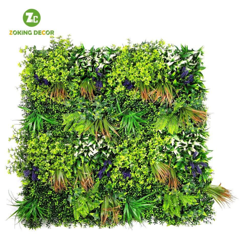 Zc Outdoor Vertical Garden Decorative Backdrop Boxwood Hedge Green Grass Artificial Wall Plants Panel
