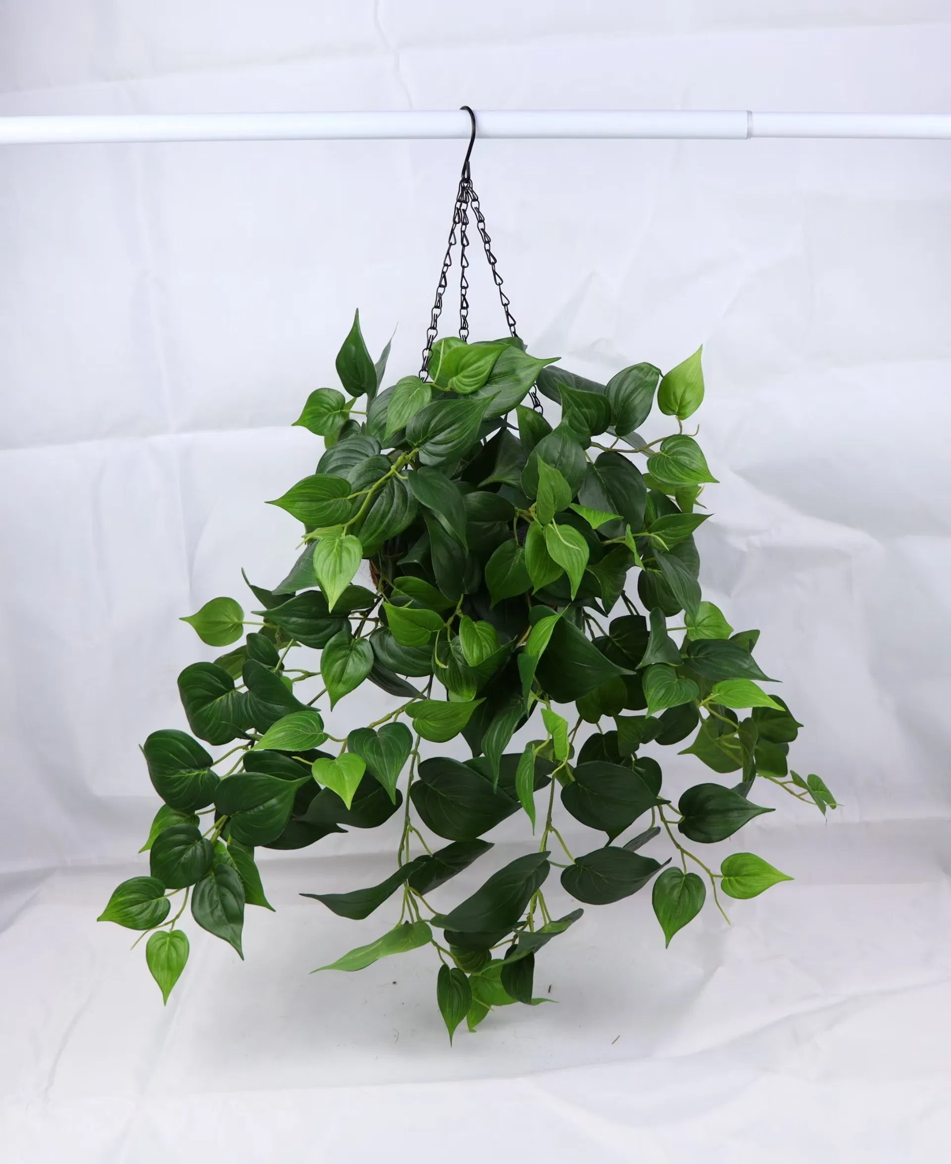 Artificial Home Outdoor Decoration Hang-Decoration Hanging Basket Faux Philo Green Plants