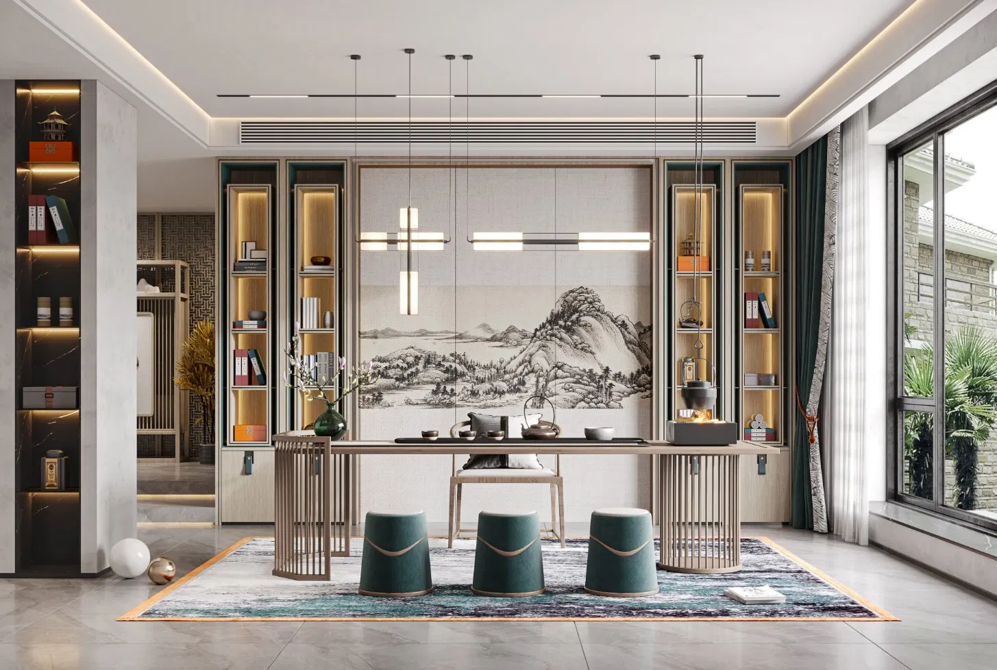 Vertical Garden Integrated Pollution Absorbing Bio Wall Panel