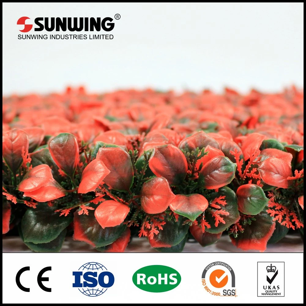 Special Design Orange Artificial Boxwood Grass Mat for Garden Hedge
