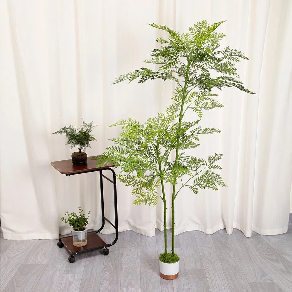 Artificial Alocasia Tree Potted Plants Plastic Bonsai Artificial Tree