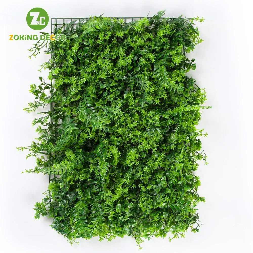 Zc New Design 40X60 Inches Artificial Vertical Garden Greenery Fence Wall Panels Cover Backdrop