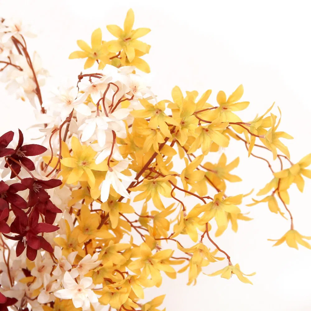 2024 New Products Oncidium Lifelike Artificial Orchid Flowers Silk Flowers Arrangement Wedding Flowers