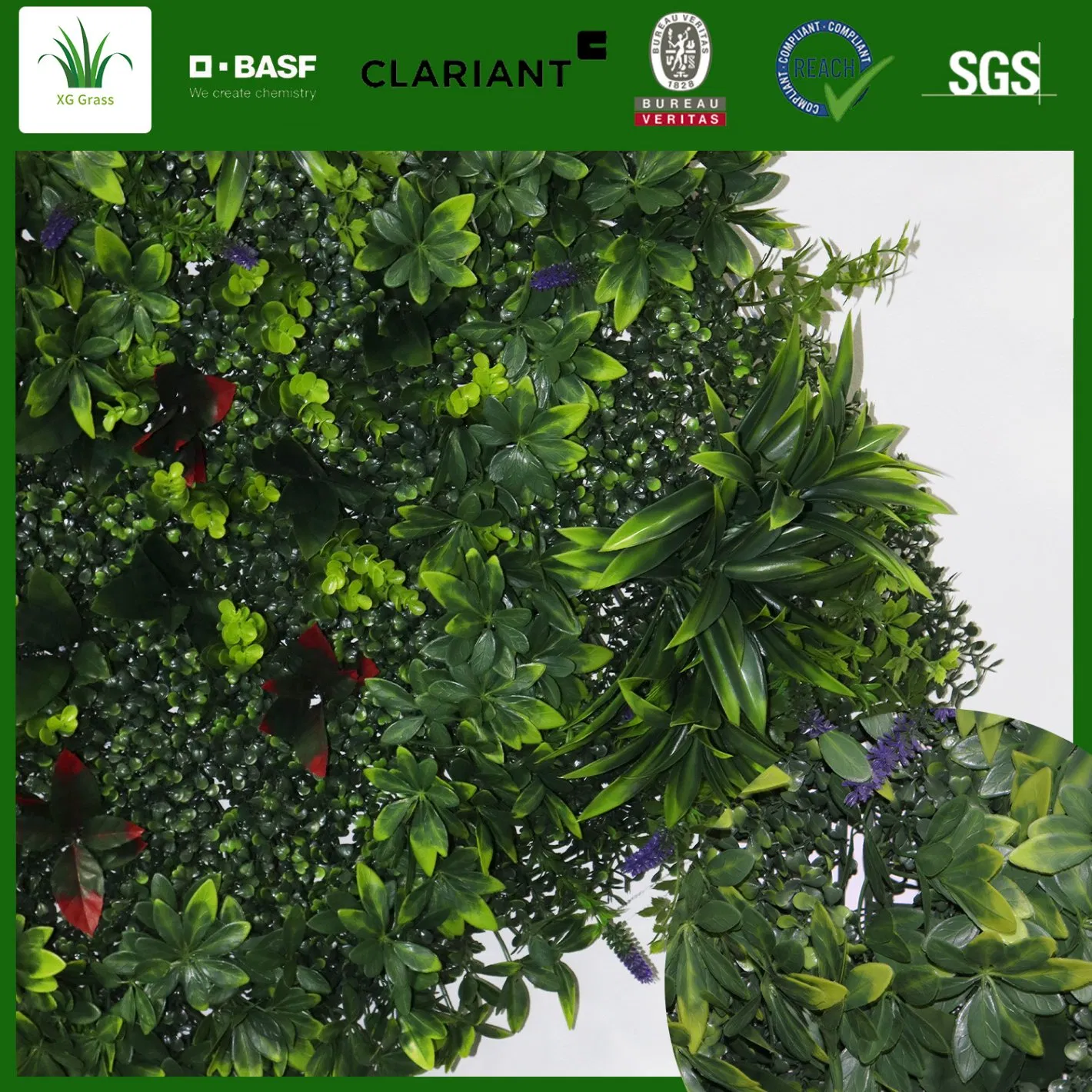 Artificial Green Wall Moss System for Decoration Green Wall Artificial Vertical Garden Wall
