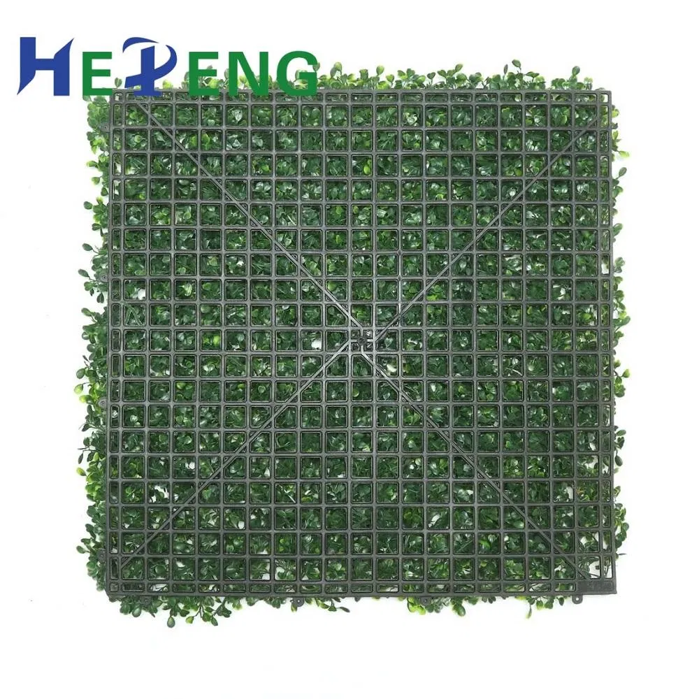 Customization 50*50cm 100*100cm Artificial Boxwood Panelstopiary Hedge Plant UV Protected